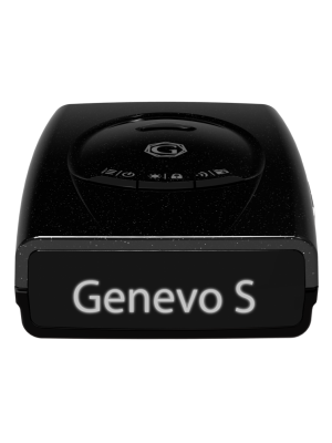 Genevo One S Black Edition - mobiler Radarwarner - Frontansicht 