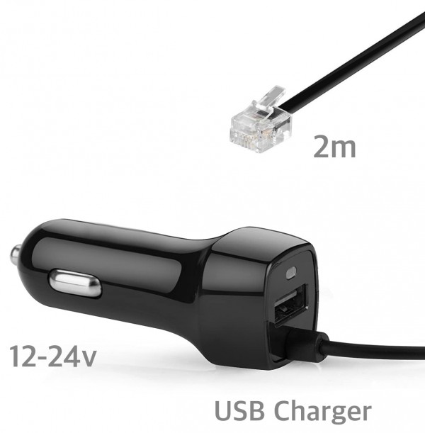 Stromkabel für Navty P1 mit USB Charger