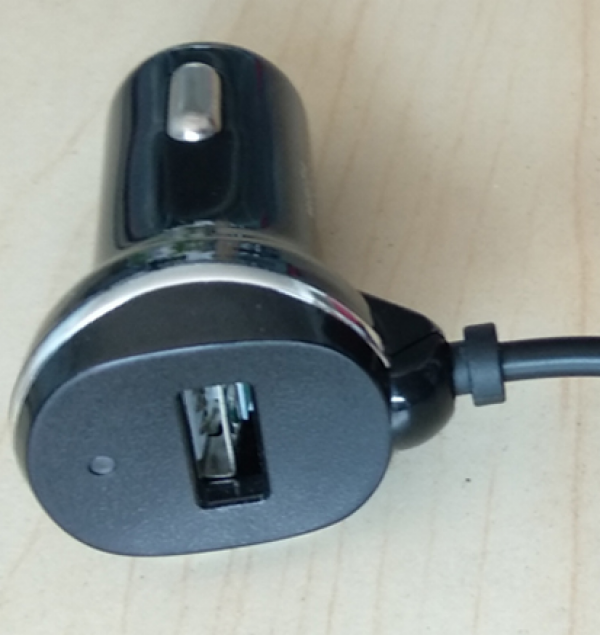 USB Netzkabel für Genevo Radarwarner - zum Anschluss an Zigarettenanzünder im Auto mit USB Steckplatz